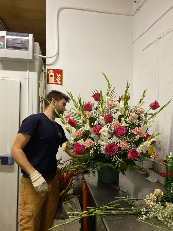 Jose Mari preparando un centro
