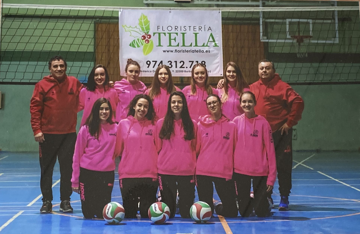 SMA Voleibol Barbastro con Floristeria Tella