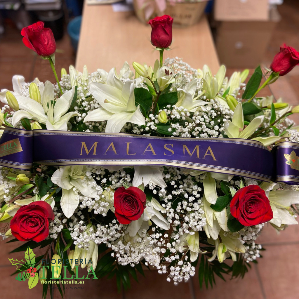 Centro Variado Blanco Funeral