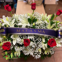 Centro Variado Blanco Funeral