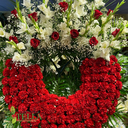 Класическа червена корона за погребение (Normal)