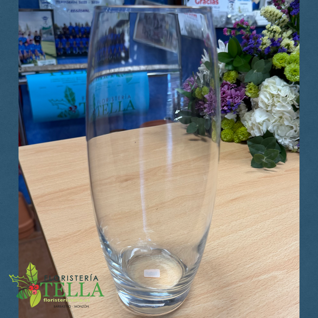 Jarrón Cristal Esbelto