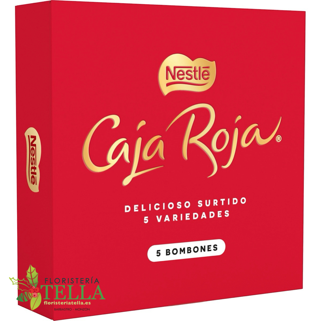 Caja Roja 7 Bombones