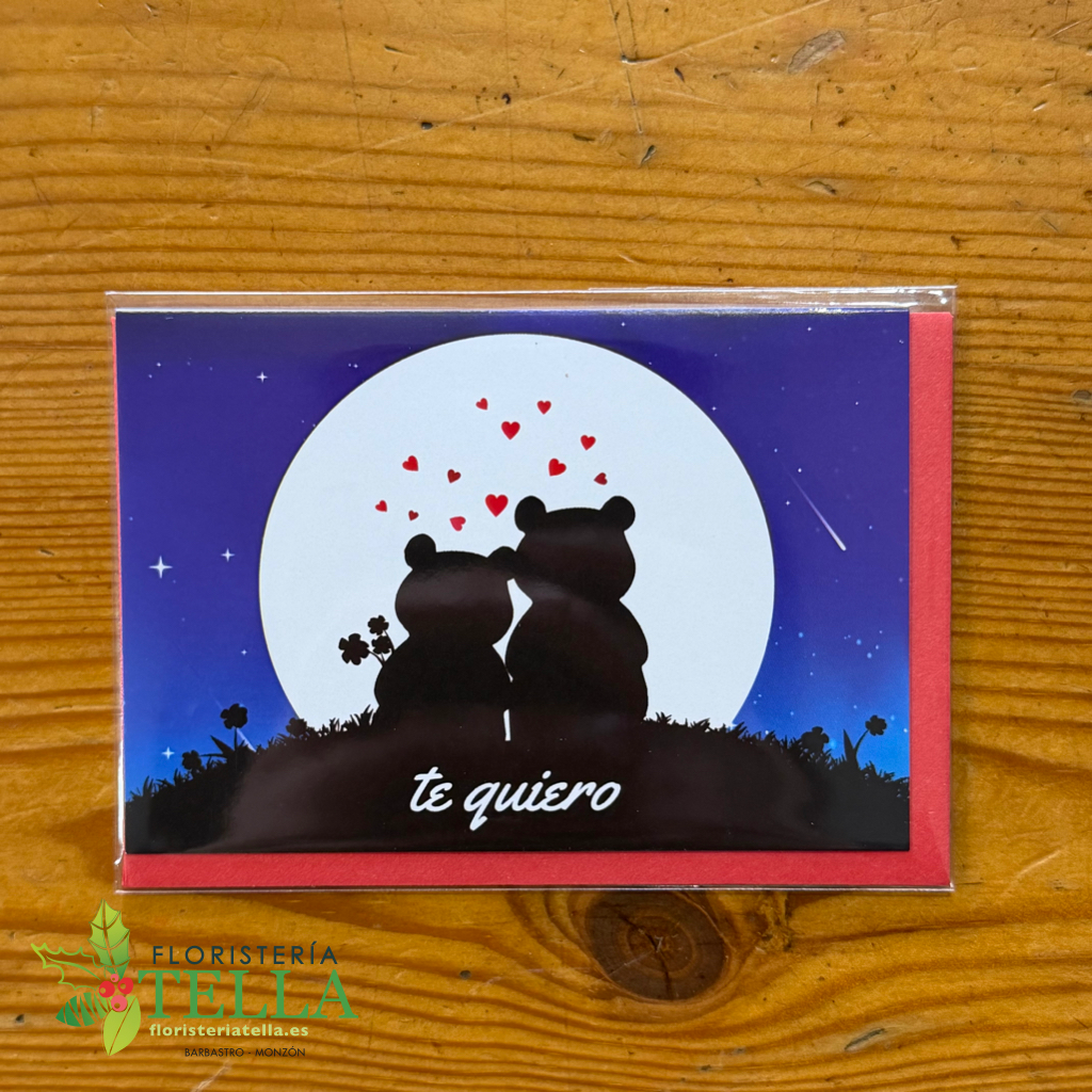 Tarjeta "Te quiero"