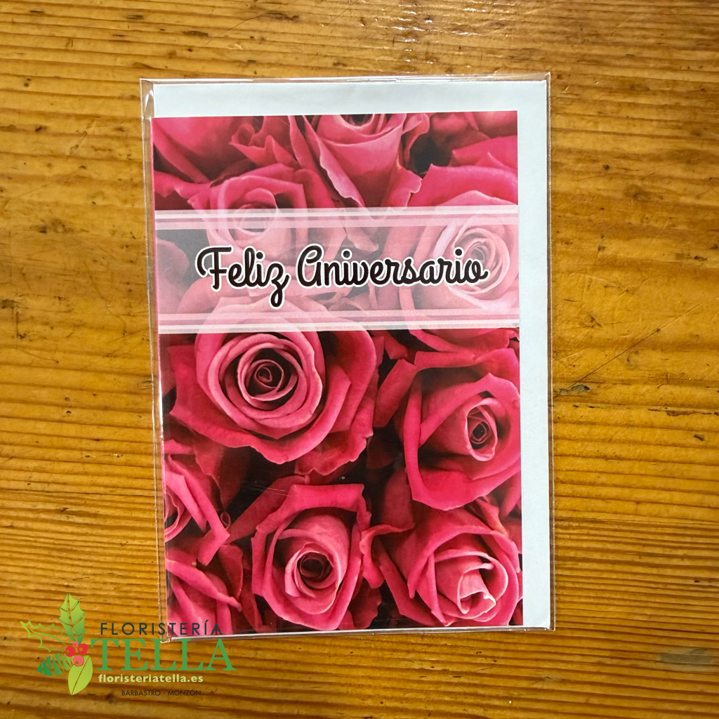 Tarjeta "Feliz Aniversario"