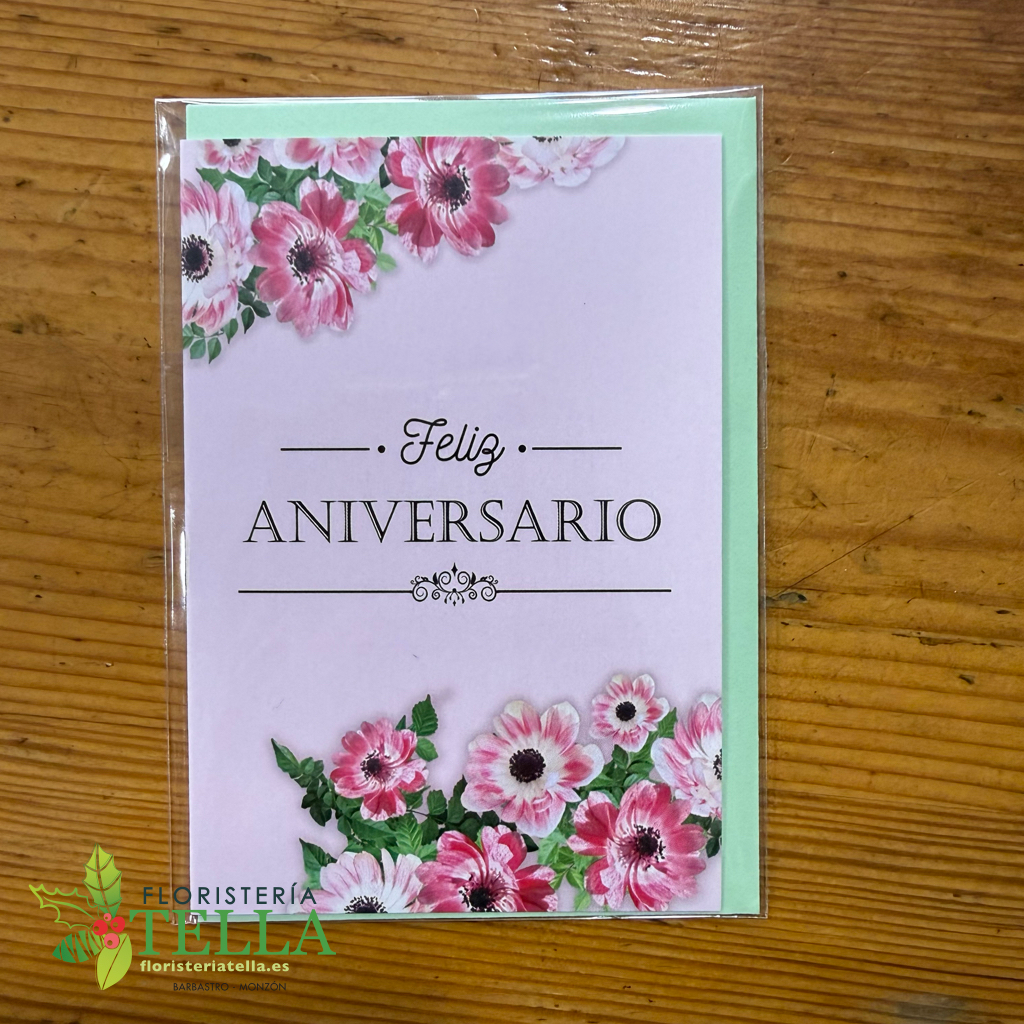 Tarjeta "Feliz Aniversario"