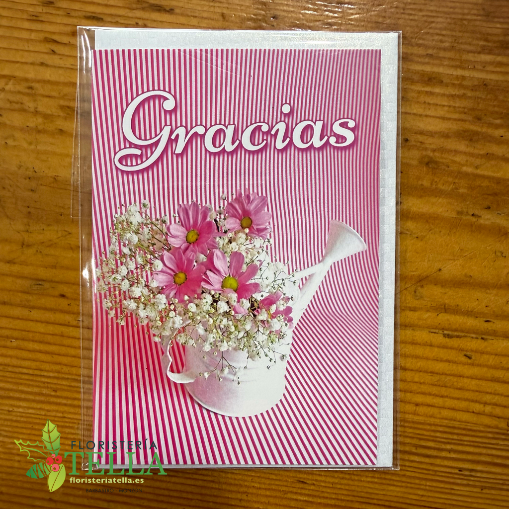 Tarjeta "Gracias"