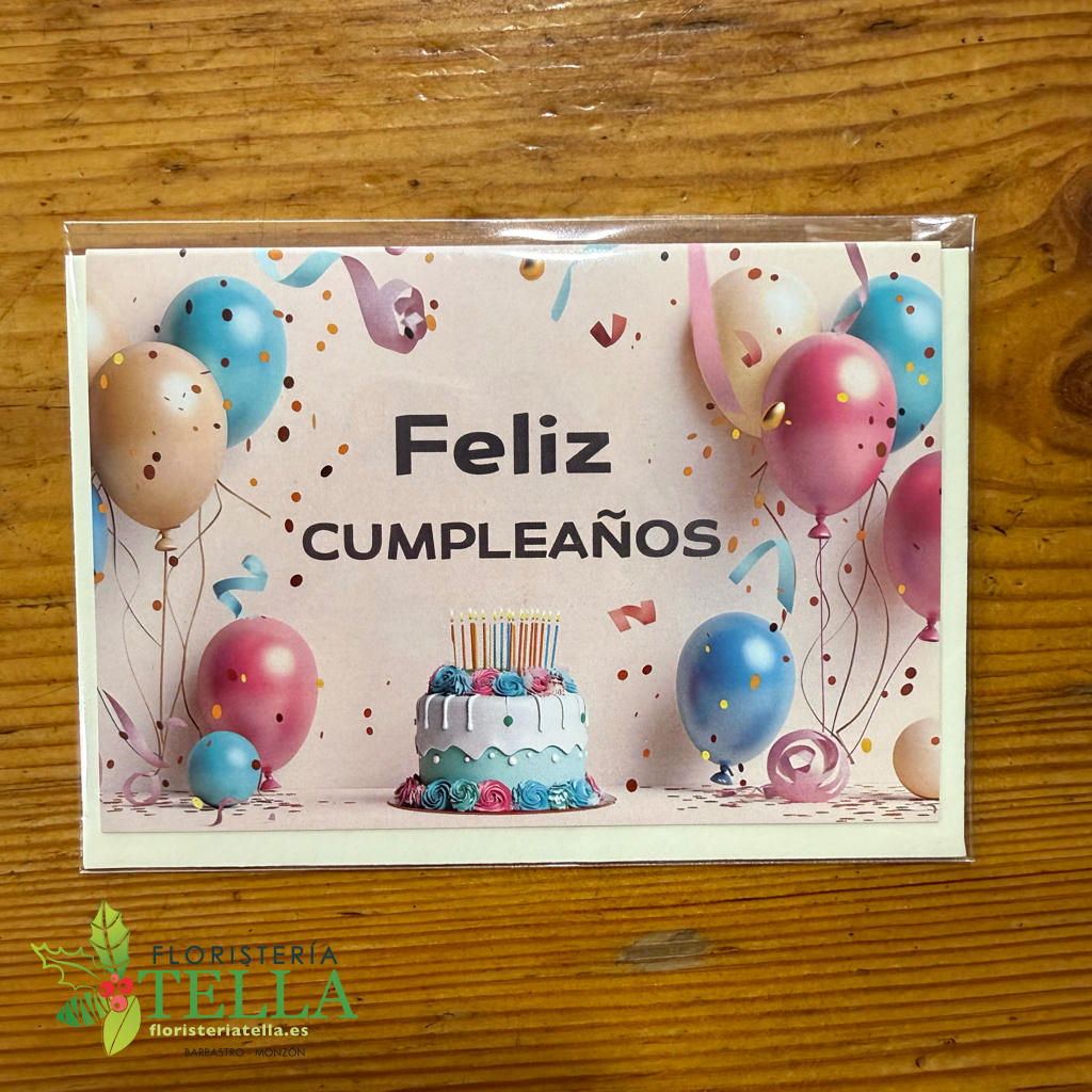 Tarjeta "Feliz Cumpleaños"