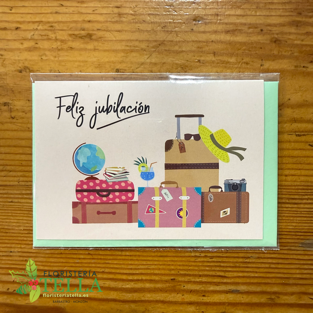 Tarjeta "Feliz Jubilación"