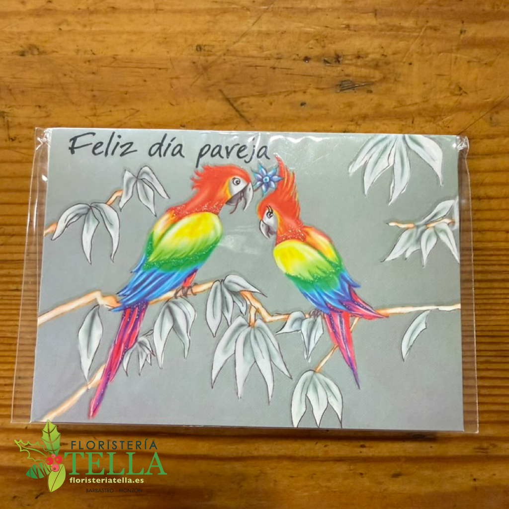 Tarjeta "Feliz día pareja"
