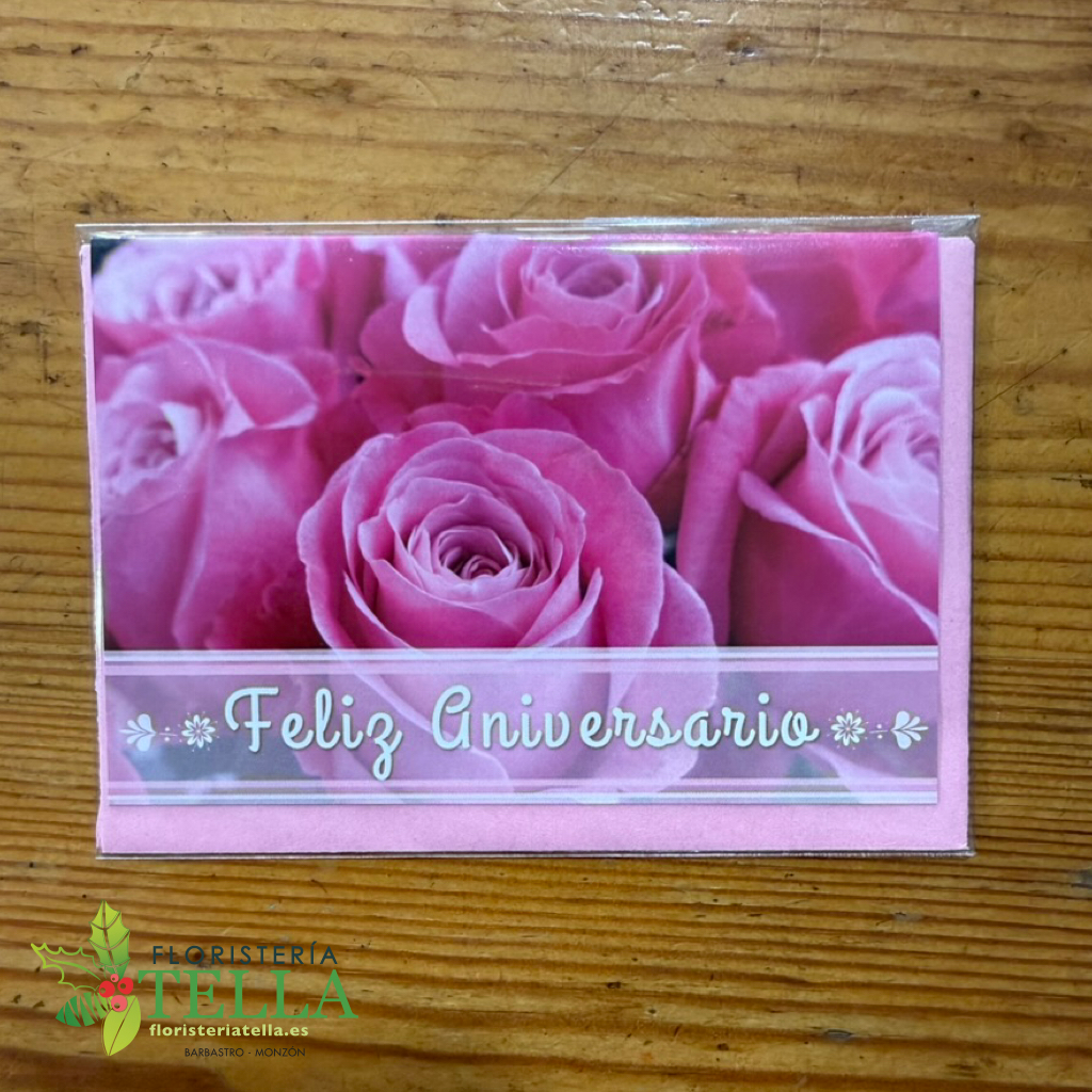 Tarjeta "Feliz Aniversario"